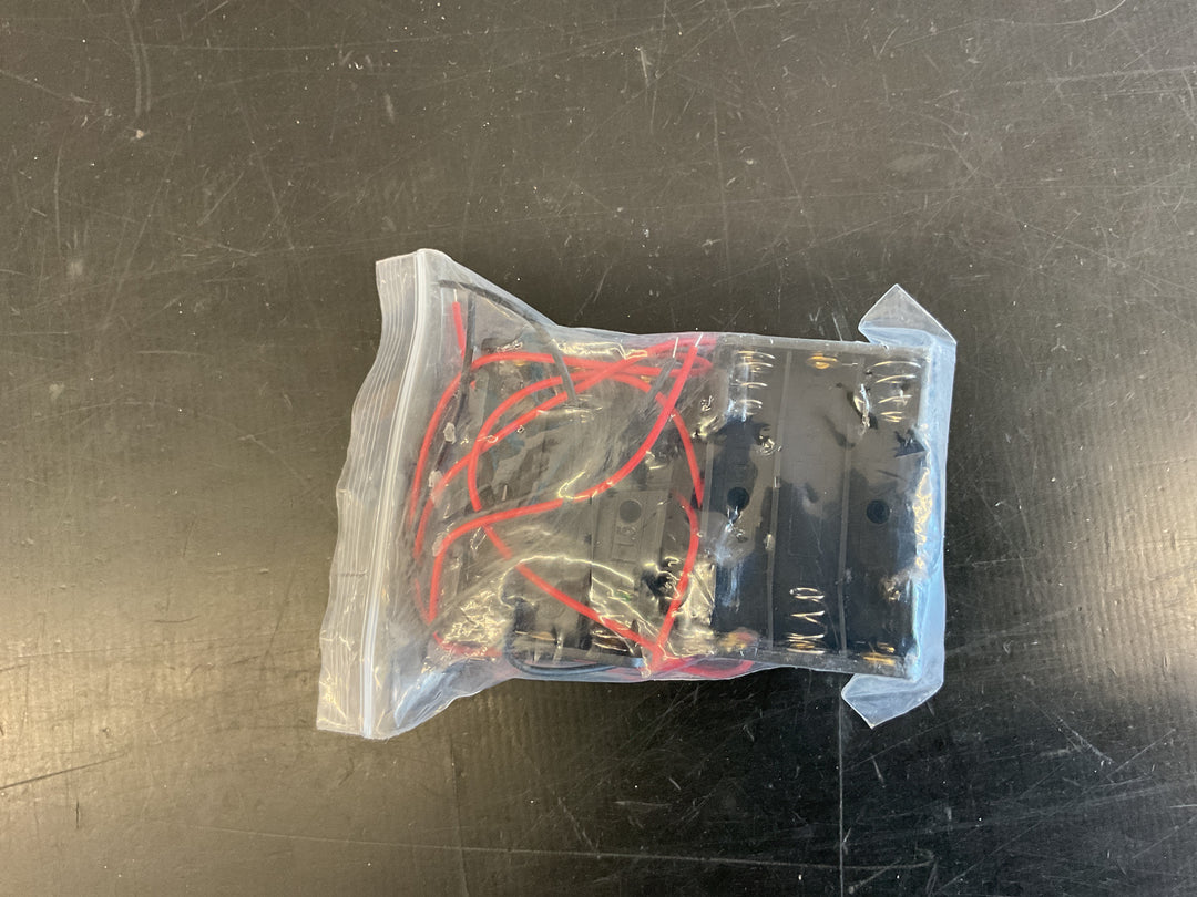 Multi colored LED 5Pcs 3 X 1.5V AAA Battery Holder with Leads