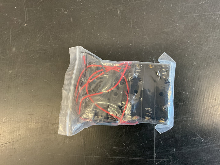 Multi colored LED 5Pcs 3 X 1.5V AAA Battery Holder with Leads