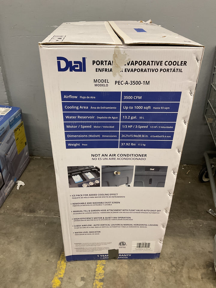 DIAL 1000-SQ FT PORTABLE EVAP