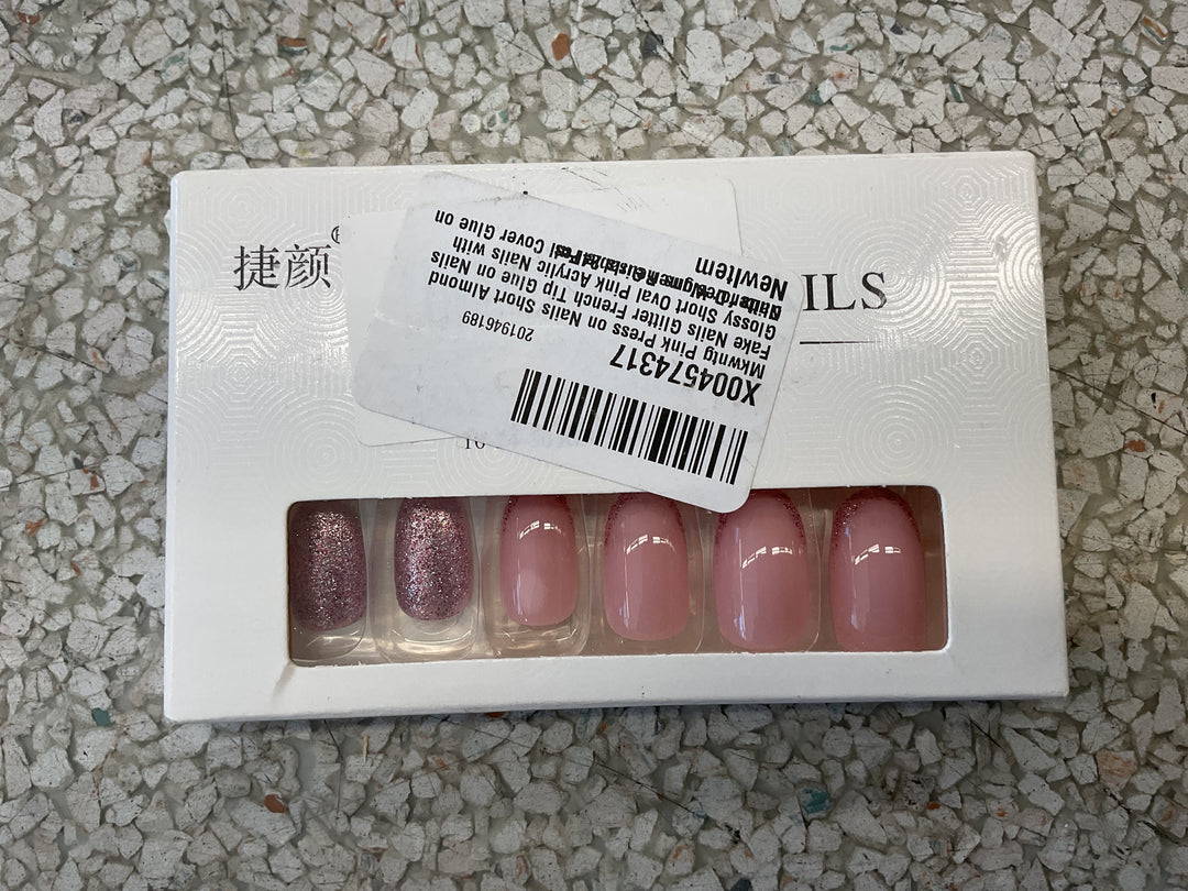 24pcs Press on nails Light Pink