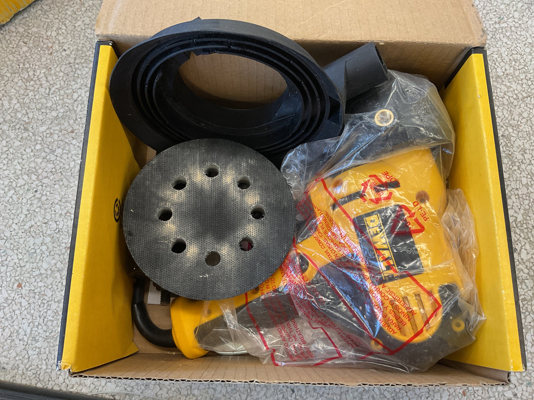 USED,DEWALT Rotary Sander,Variable Speed, Dust Shroud, 5-Inch (DWE6401DS)