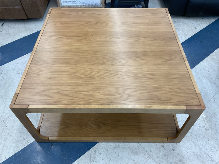 Haven Coffee Table - Large Open Lower Shelf, Solid Wood Construction, Warm Brown Retail $200.00