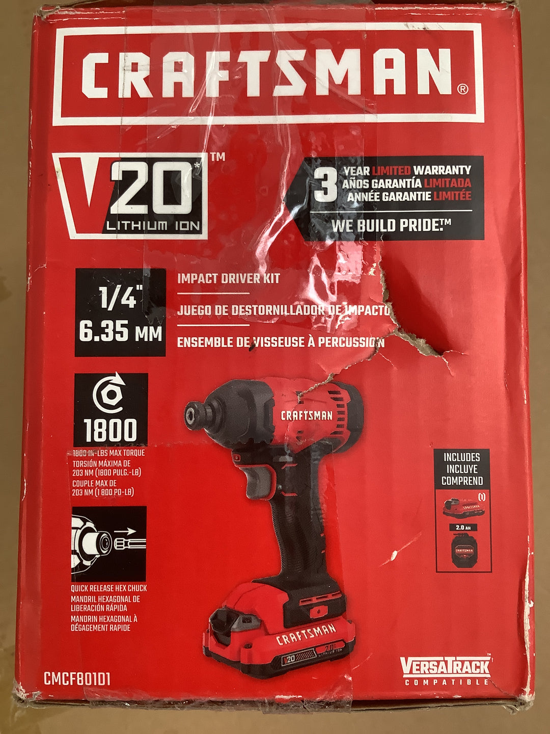 CM V20 IMPACT DRIVER KIT -1360003