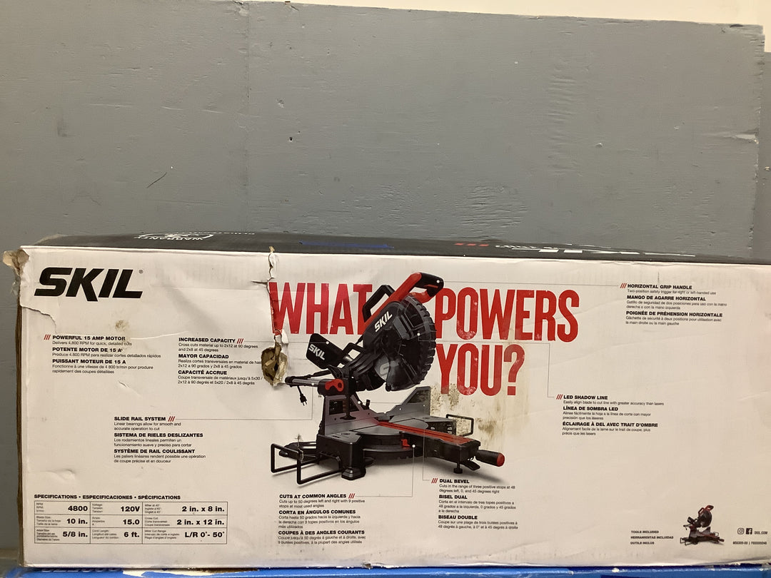SKIL 10-IN DLBVL SLD CMP MITERSAW