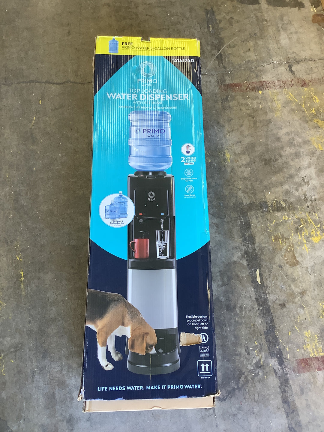 PRIMO TL WTR DISPENSER PET 601335