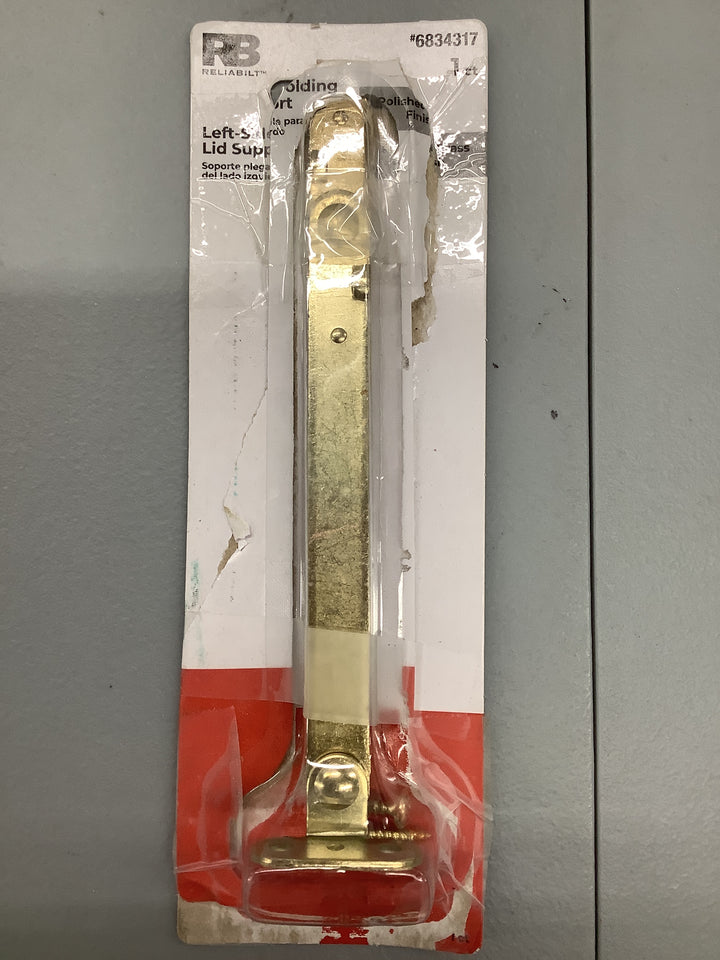 RB Brass Left-Side Lid Support
