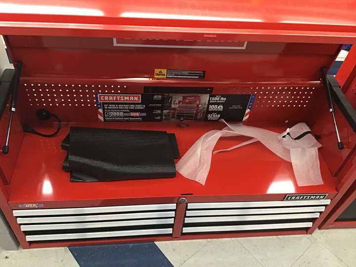 Craftsman Tool chest- #5266840, Red, 8 Drawers