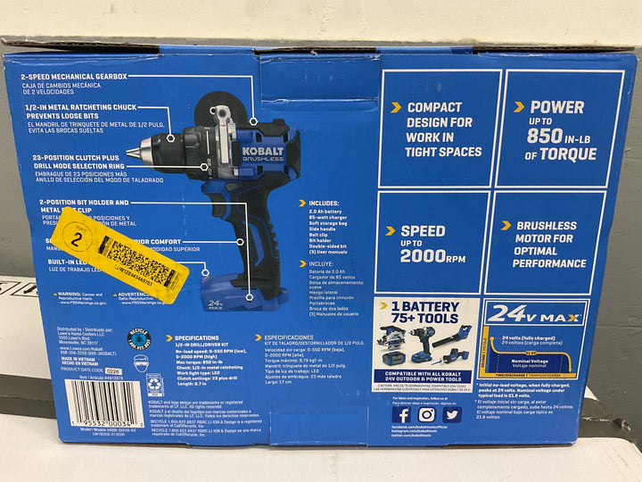 KB 24V DRILL/DRIVER KIT