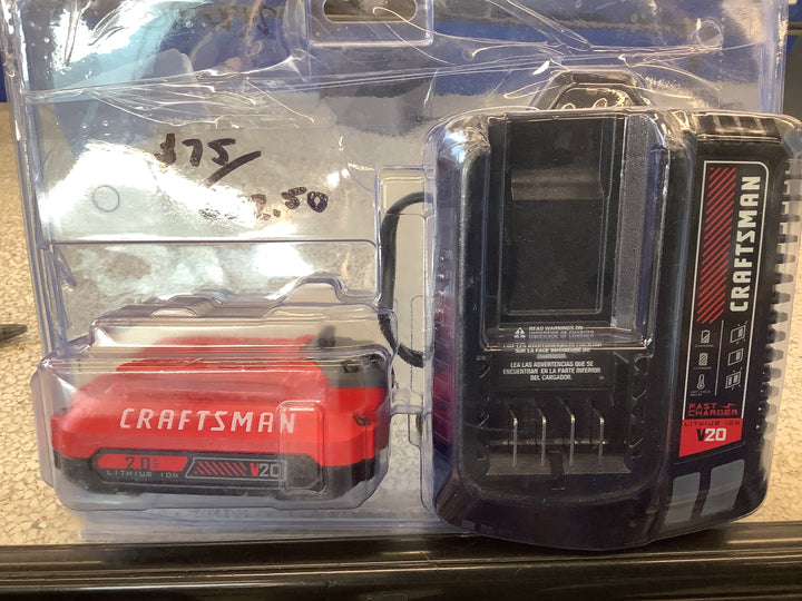 CRAFTSMAN V20 Battery and Fast Charger Starter Kit