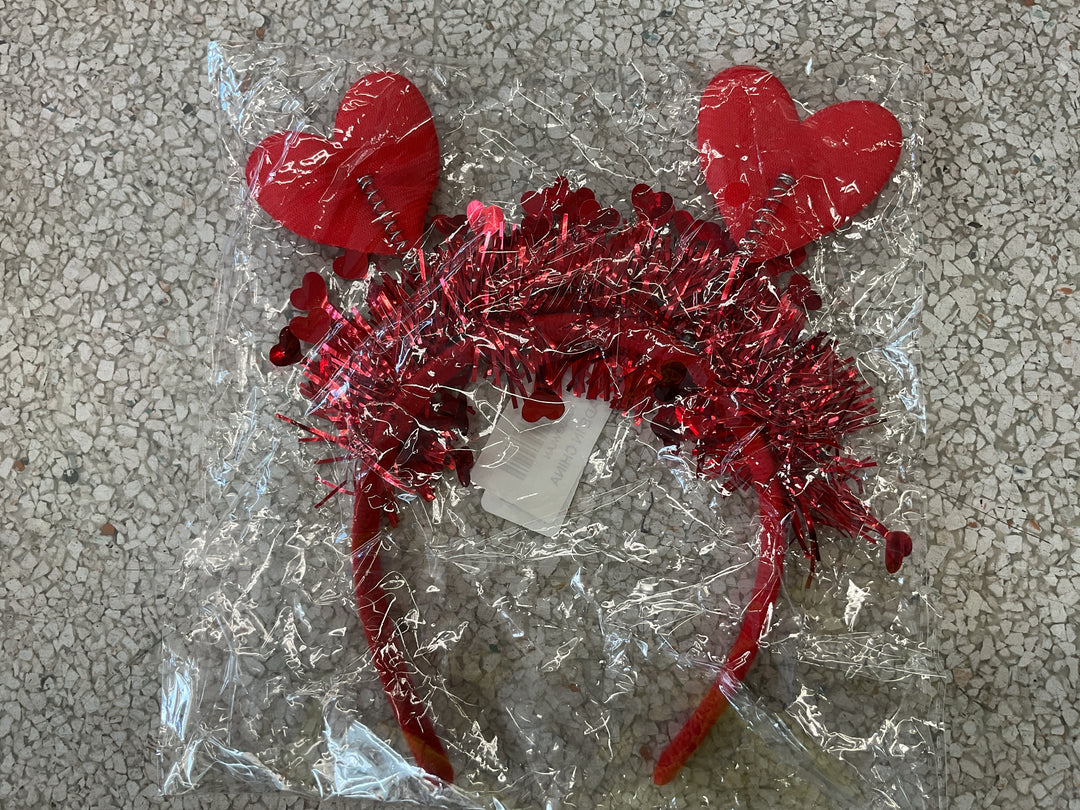 KEHKFSEF Valentines Headband with Sequin Heart Designs