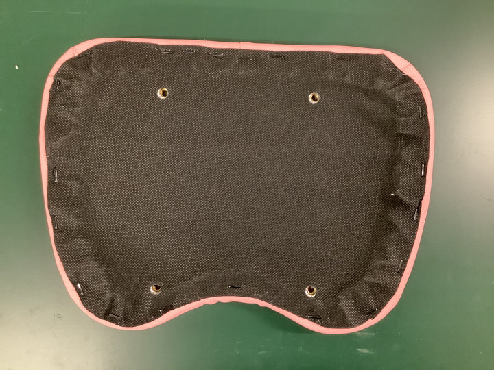 FEIERDUN Replacement Seat Cushion Pad Pink Vinyl Home Gym Workout Bench Part
