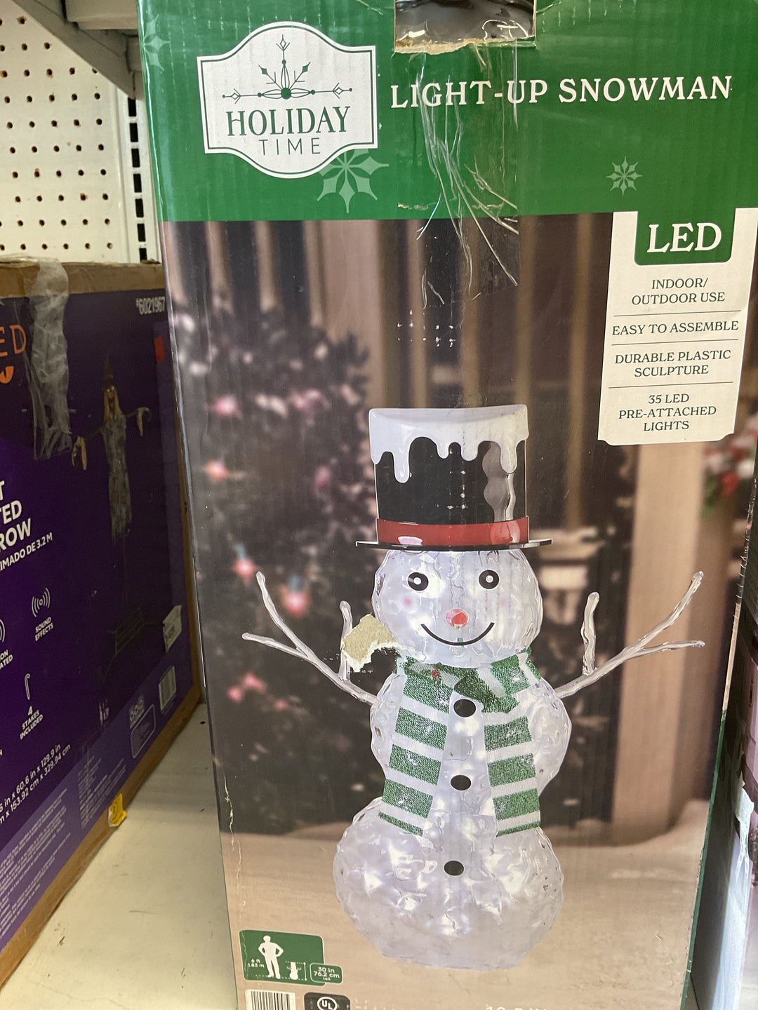 Light up snow man