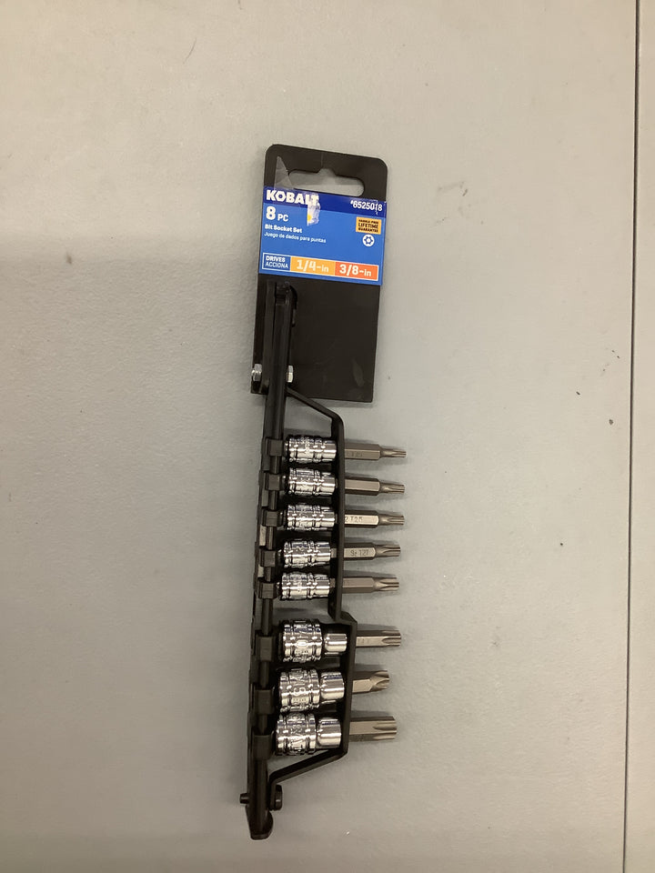 KB 8PC 1/4 3/8DR T-PRF BITSKT SET