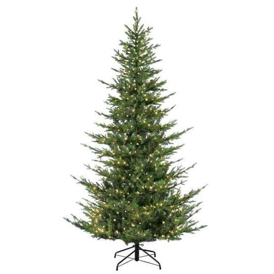 7.5 ft Aspen Fir Pre-Lit Christmas Tree with 700 Warm Lights