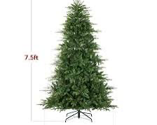 7.5 ft Aspen Fir Pre-Lit Christmas Tree with 700 Warm Lights