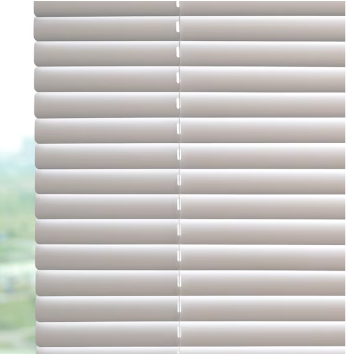 Room Darkening 1-in Slat Width 71-in x 64-in Cordless White Vinyl Room Darkening Mini-blinds