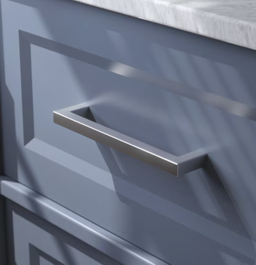 5-1/16 in center to center pulls 25pk stainless