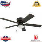 Harbor Breeze Armitage 52-in Bronze Flush Mount Indoor Ceiling Fan with Light Kit (2706336)Retail $74.99