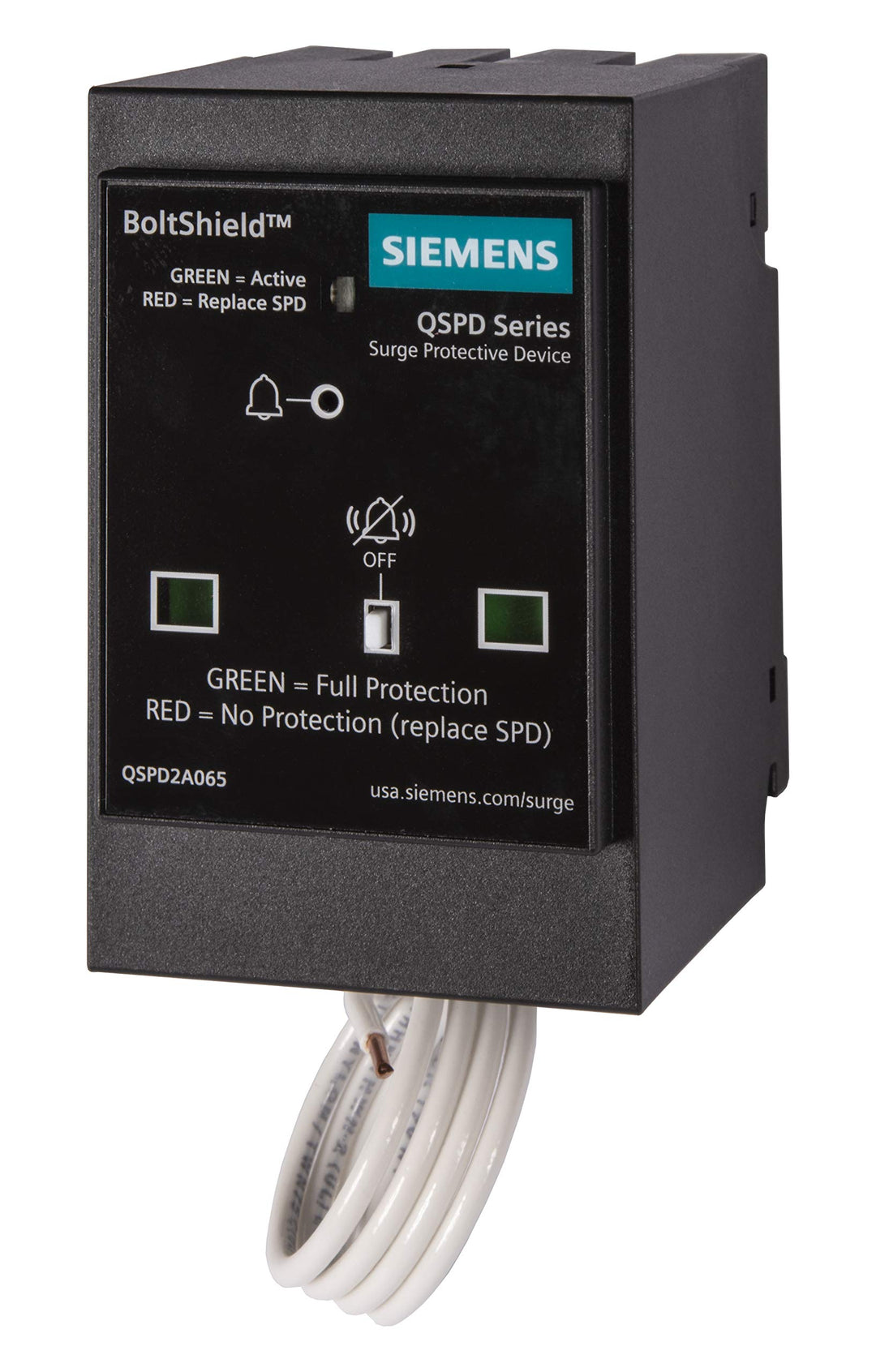 SIEMENS BOLTSHIELD Plug-in Surge Protection Device 2-Pole 65kA 120/240V, 1Ã˜, 3W