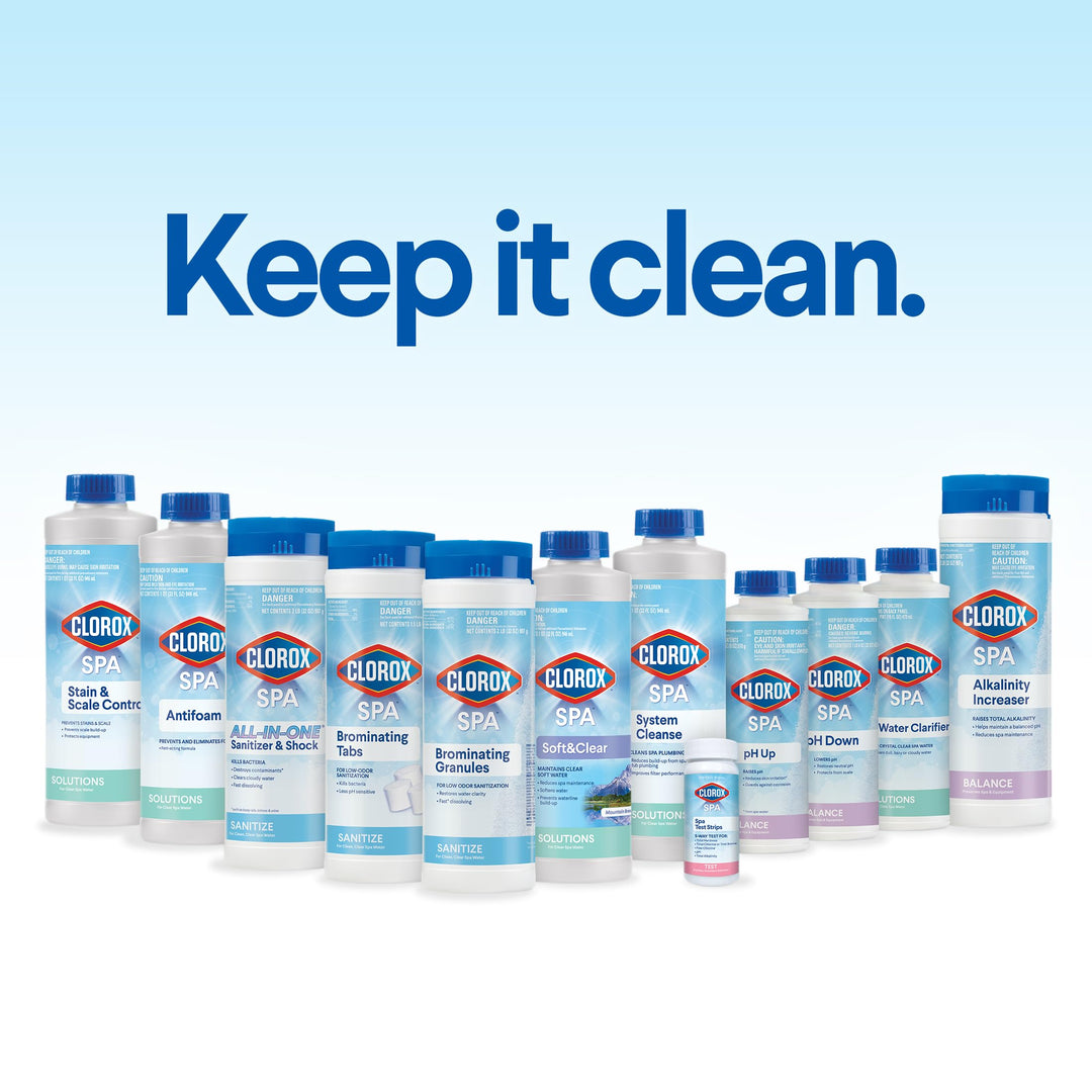 CloroxÂ® Pool&Spaâ„¢ Alkalinity Increaser, Raises Total Alkalinity in Spa Water, Safe for All Spa Types, 2 lb (Pack of 1)