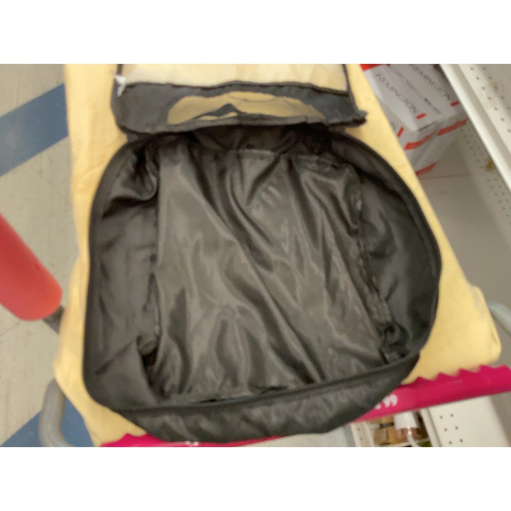 Unknown Brand Travel Bag - Black, Gray, Mesh Top, Zipper Closure