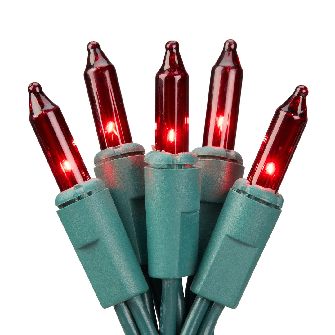 Holiday Time Indoor and Outdoor Mini String Christmas Lights 65.7 300 Count, Green Wire Retail $8.00