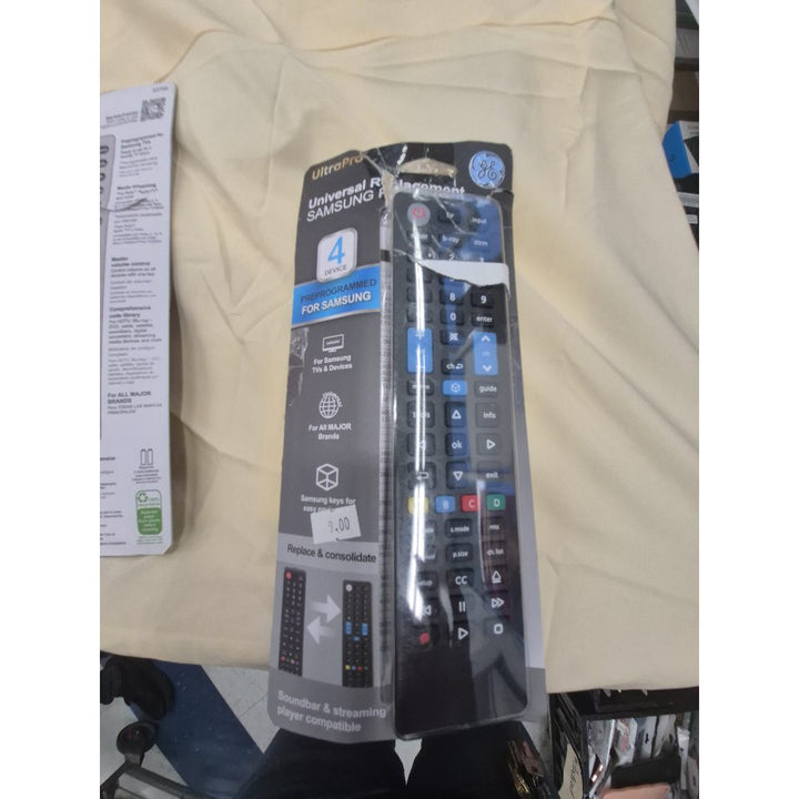 UltraPro Universal Replacement Remote for Samsung - 4 Device, Preprogrammed, Soundbar & Streaming Player Compatible