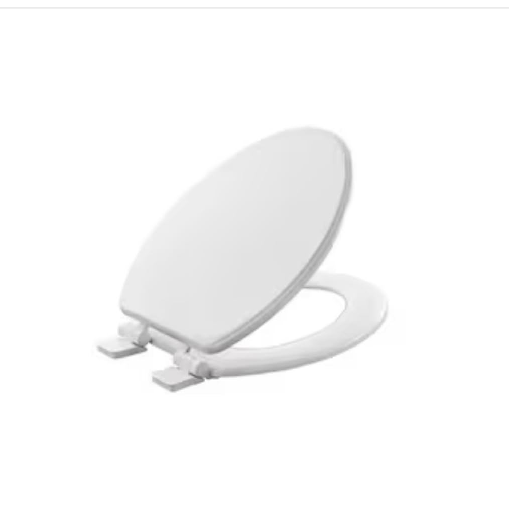 Moments Slow-Close & Easy Lift-Off Elongated Wood Toilet Seat