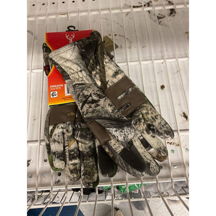 Endeavor Heavy Weight Windproof Gloves - Touchscreen Compatible, Heat Boost, Mossy Oak, Large