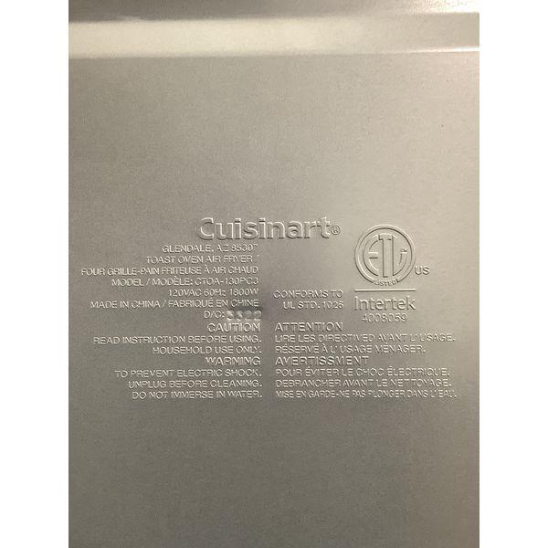 Cuisinart Glendale AZ 8500 Toast Oven Air Fryer CT0A-100PC3 Silver Retail $150.00