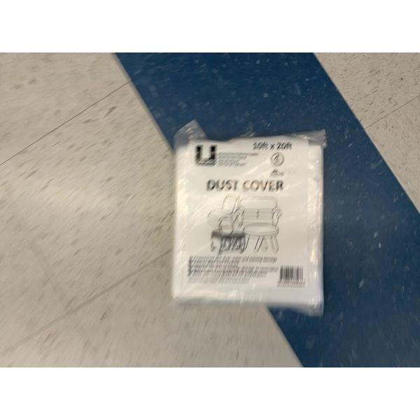 HD Supply Dust Cover - 10ft x 20ft, Clear Plastic, Furniture Protection Retail $15.00