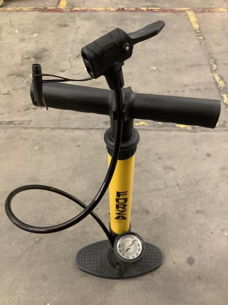 FORZA Floor Pump with Gauge - Yellow Retail $35.00