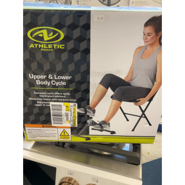 Athletic Works Folding Upper & Lower Body Mini Cycle with Monitor