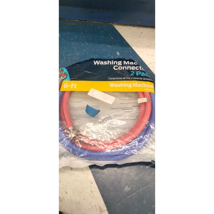 EASTMAN 2-Pack 6-ft 800-PSI PVC Washing Machine Connectors