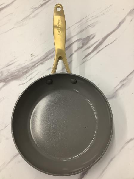 GreenPan Magneto 8" Frying Pan - Gold Handle, Gray Ceramic Non-Stick Retail $45.00