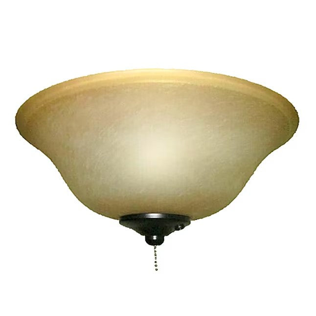 Harbor Breeze 12.6-in Bronze LED Ceiling Fan Light Kit 2-Light Damp Rated LKL901