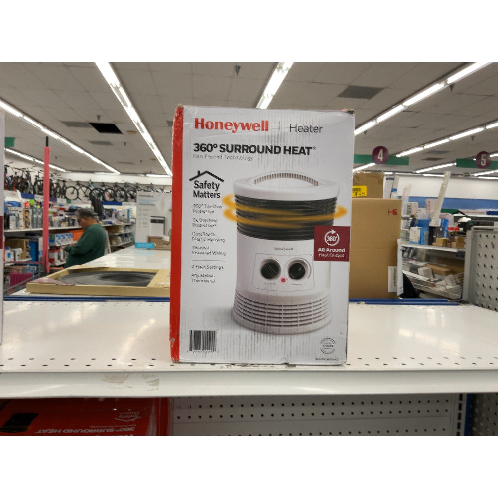 Honeywell 360Ã‚Â° Surround Heat Heater - Fan Forced, Adjustable Thermostat, Tip-Over Protection