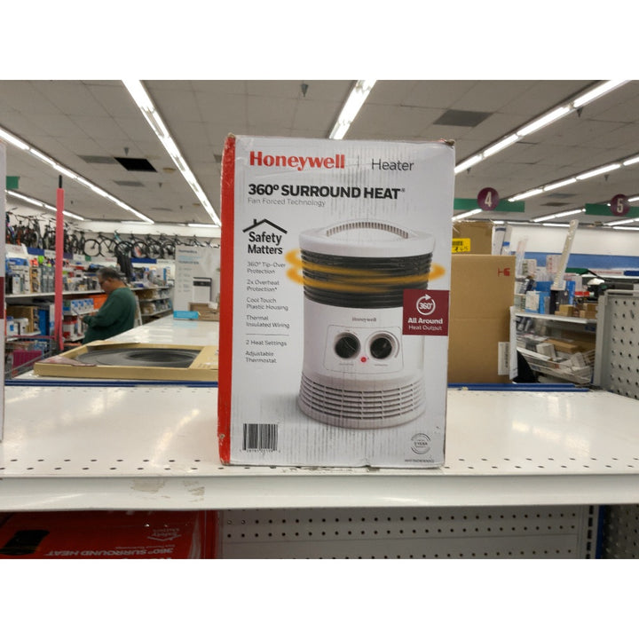 Honeywell 360Ã‚Â° Surround Heat Heater - Fan Forced, Adjustable Thermostat, Tip-Over Protection