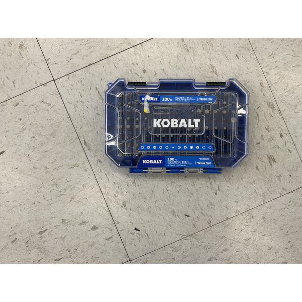 Kobalt 100-Piece Impact Driver Bit Set - Torsion Zone Retail $25.00