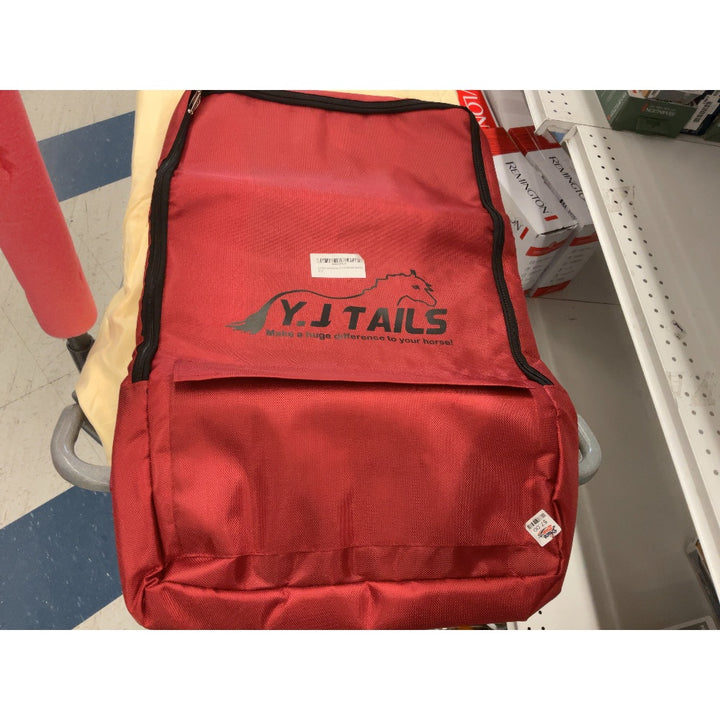 Y.J Tails Backpack - Red, Horse Tail Care