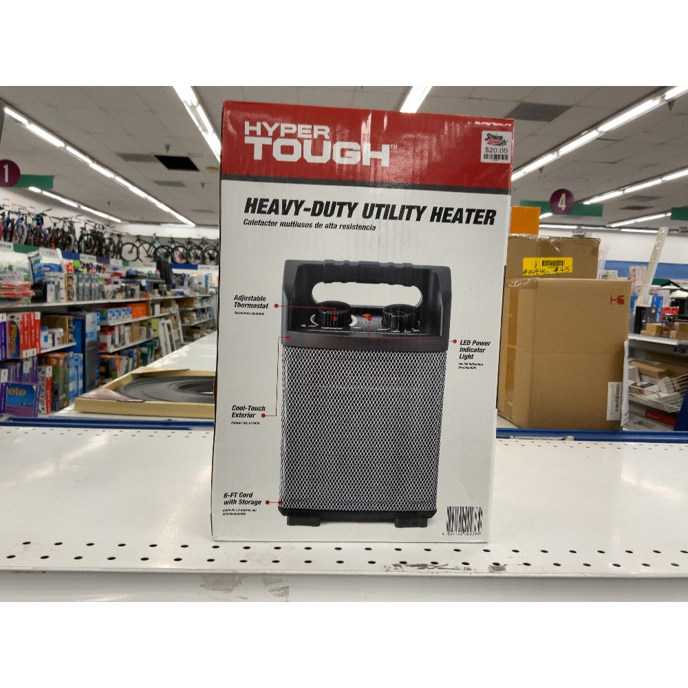 Hyper Tough Heavy-Duty Utility Heater - Tip Over & Overheat Protection, Anti-Freeze Protection