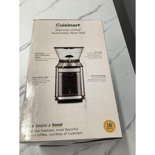 Cuisinart Supreme Grind Automatic Burr Mill - 18 Grind Settings Retail $53.99