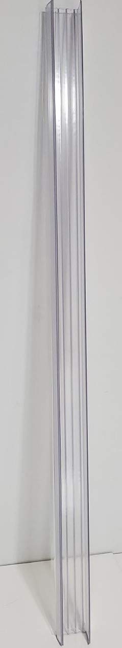 Duck Brand MAX Strength Clear 36" Trimmable Slide-On Triple Draft Seal Blocks Drafts Under Doors Keeps Out Dust, Insects & Pollen
