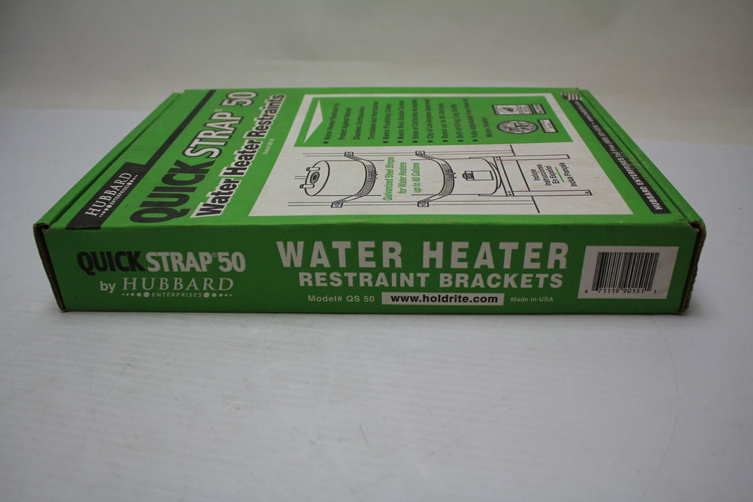 Holdrite QuickStrap QS-50 Galvanized Water Heater Strap Supports up to 80Gal New