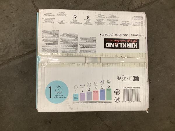 Kirkland Signature Diapers Size 1 (Up to 14 Pounds) 192 Count W/Exclusive Health and Outdoors Wipes Retail $73.45