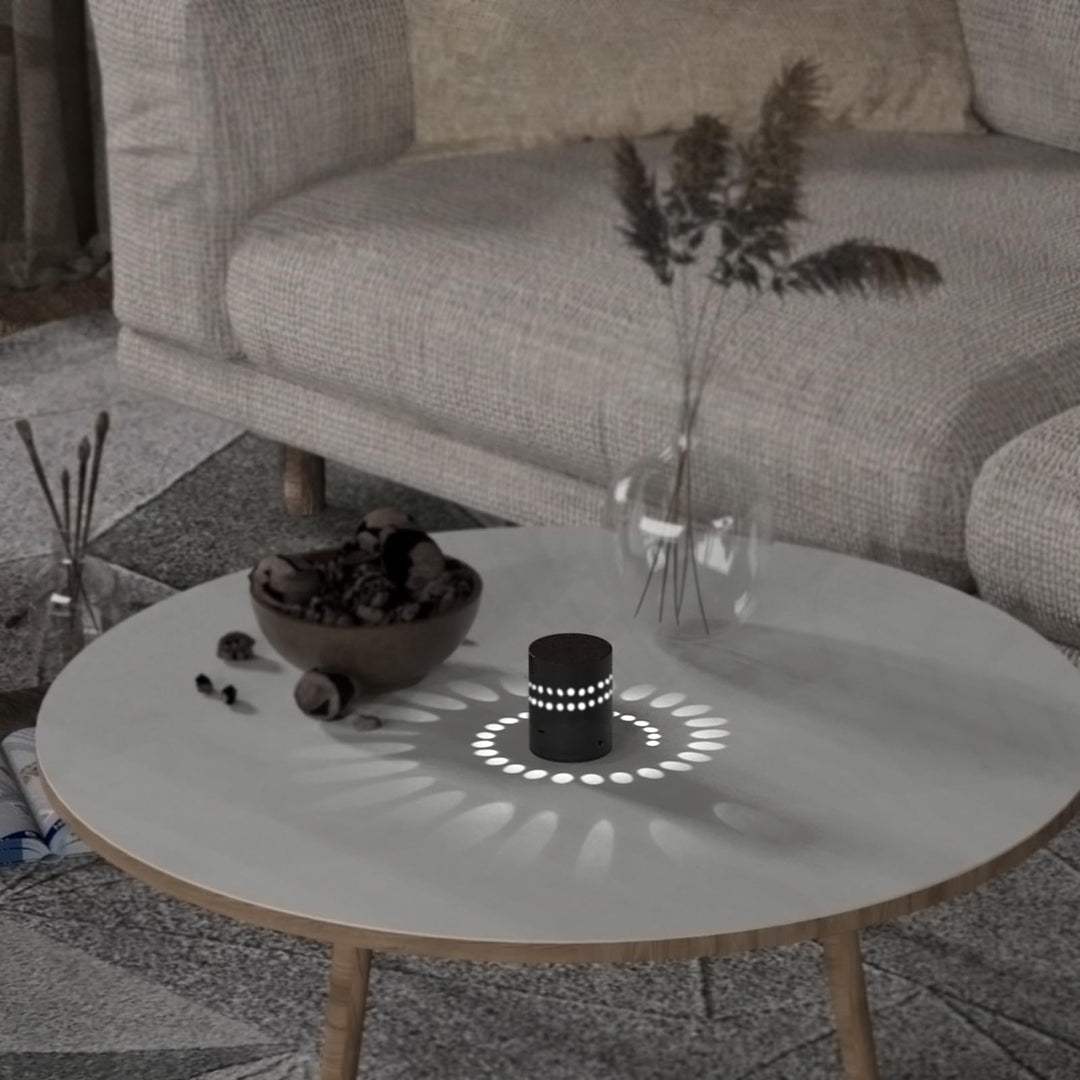 VITANO Spiral Wall Light, 2-IN-1 LED Wall Lights, Battery Operated/USB Charging,Decorative Soft White Lighting for Living Room, Bedroom,Restaurant Hotel...