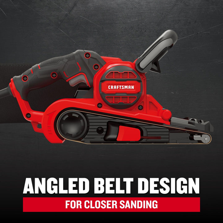CRAFTSMAN Electric 7 Amp Belt Sander, 3-in. x 21-in., Corded (CMEW213)