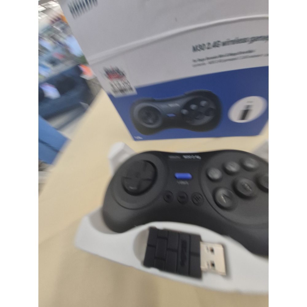 8BitDo M30 2.4g Wireless Gamepad - Sega Genesis Mini & Mega Drive Mini, Black