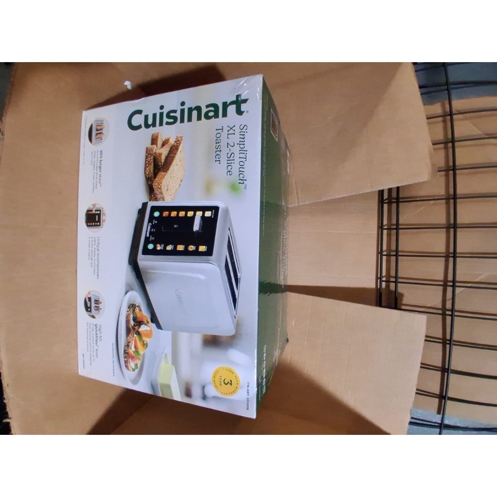 Cuisinart SimpliTouch XL 2-Slice Toaster – Extra-Wide Slots, Touchscreen Controls, 7 Shade Settings, Bagel & Reheat Functions, Stainless Steel Retail $74.00