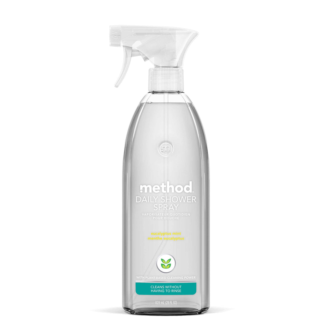 Method Daily Shower Spray Cleaner, Eucalyptus Mint, For Showers, Tile, Fixtures, Glass and Tubs, fl 28 oz (Pack of 1) Retail $3.00